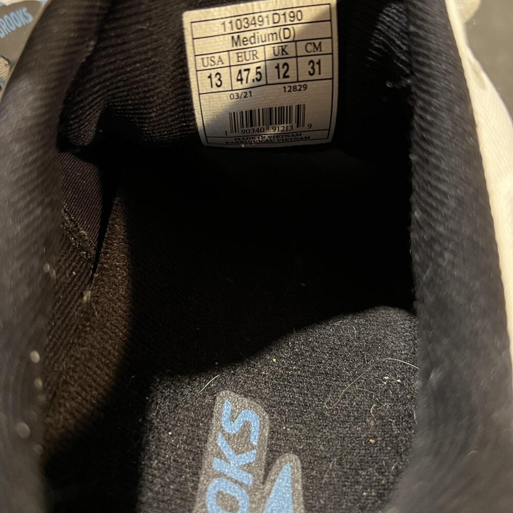 Brooks Adrenaline GTS 21 Shoes Mens 13 D Stability Running Sneakers 1103491D190 - Picture 10 of 10